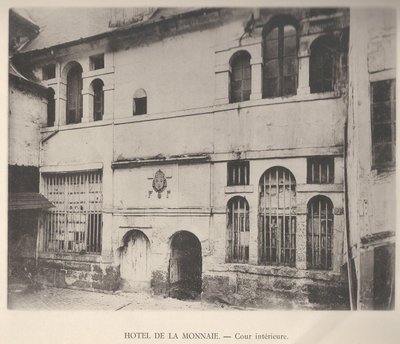 Hôtel de la Monnaie de Rouen from the Inner Courtyard by Unknown